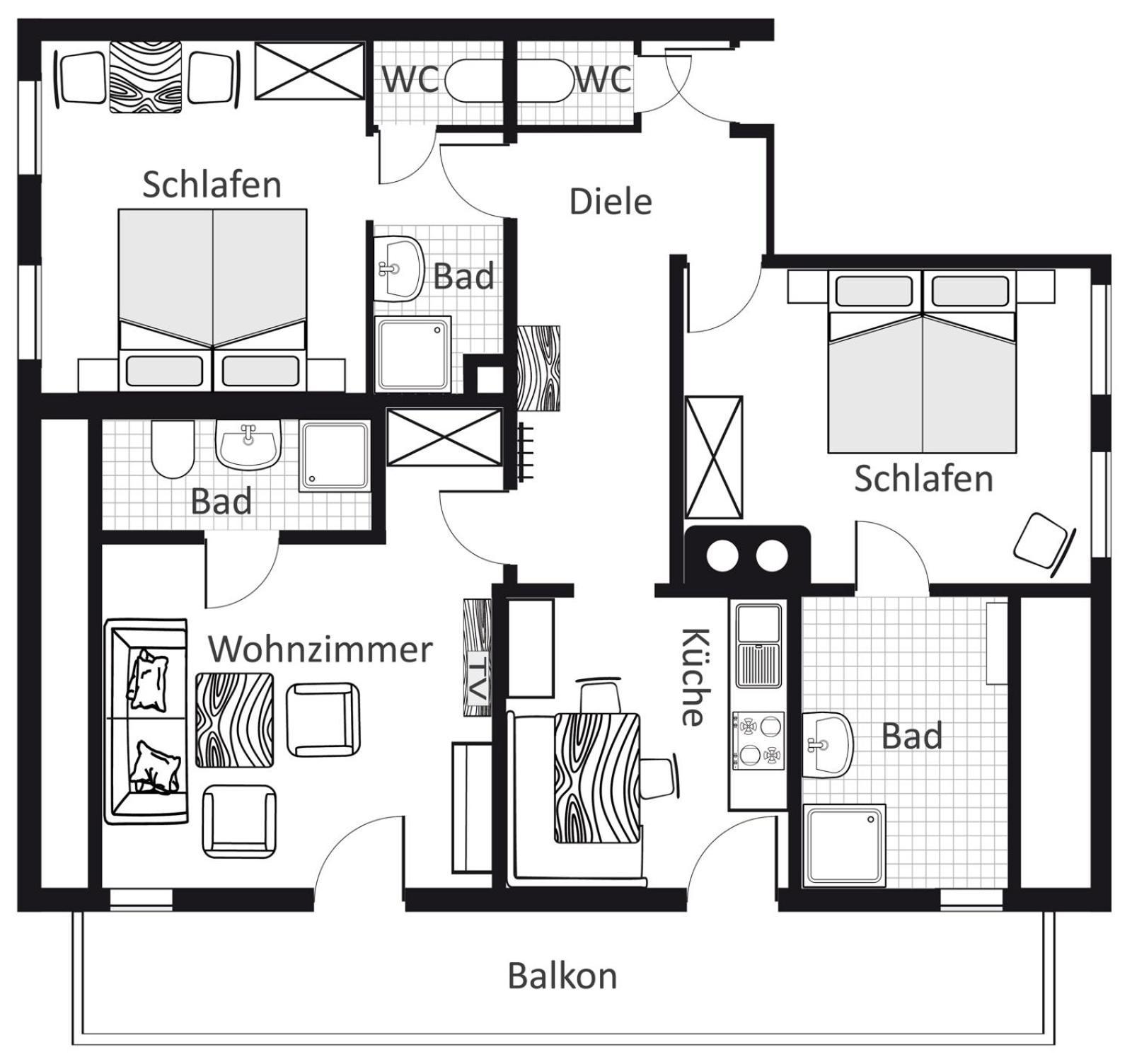 Gschwenderhaus Ferienwohnungen اوبرستدورف الغرفة الصورة